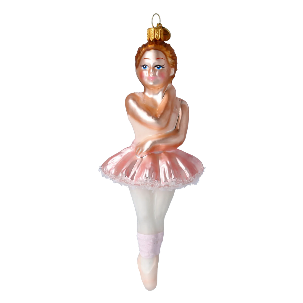 Soloist in Rose | Hand-Painted Glass Ornament | Blubom 2022-599