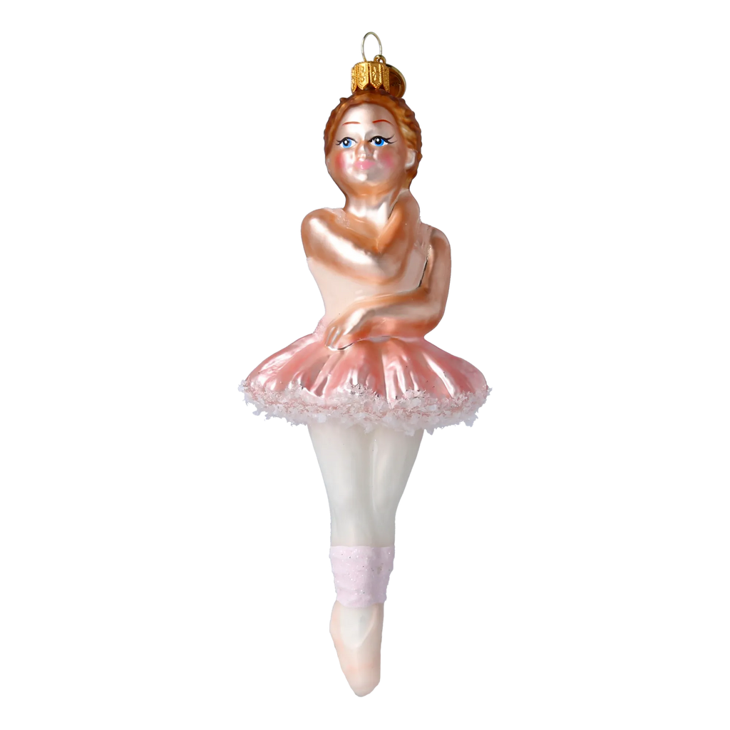 Soloist in Rose | Hand-Painted Glass Ornament | Blubom 2022-599