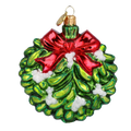 Secret Mistletoe Vow | Hand-Painted Glass Ornament | Blubom 2022-600