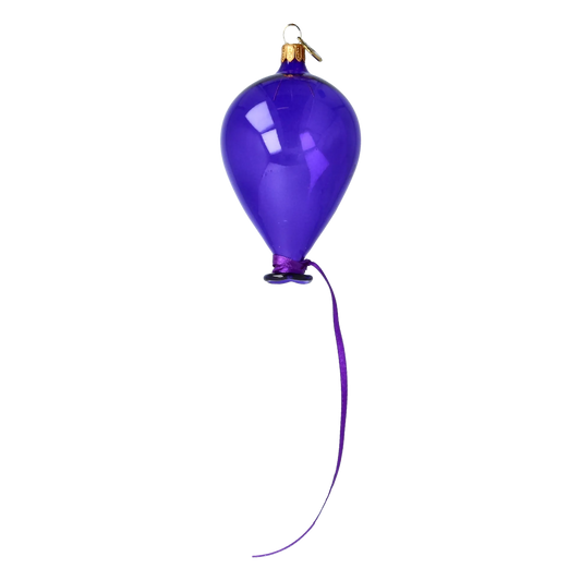 Royal Purple Balloon Premium christmas glass ornament 2022-619