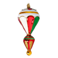Crimson Meridian | Hand-Painted Glass Ornament | Blubom 2022-624