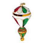 Gallant Voyager | Hand-Painted Glass Ornament | Blubom 2022-625