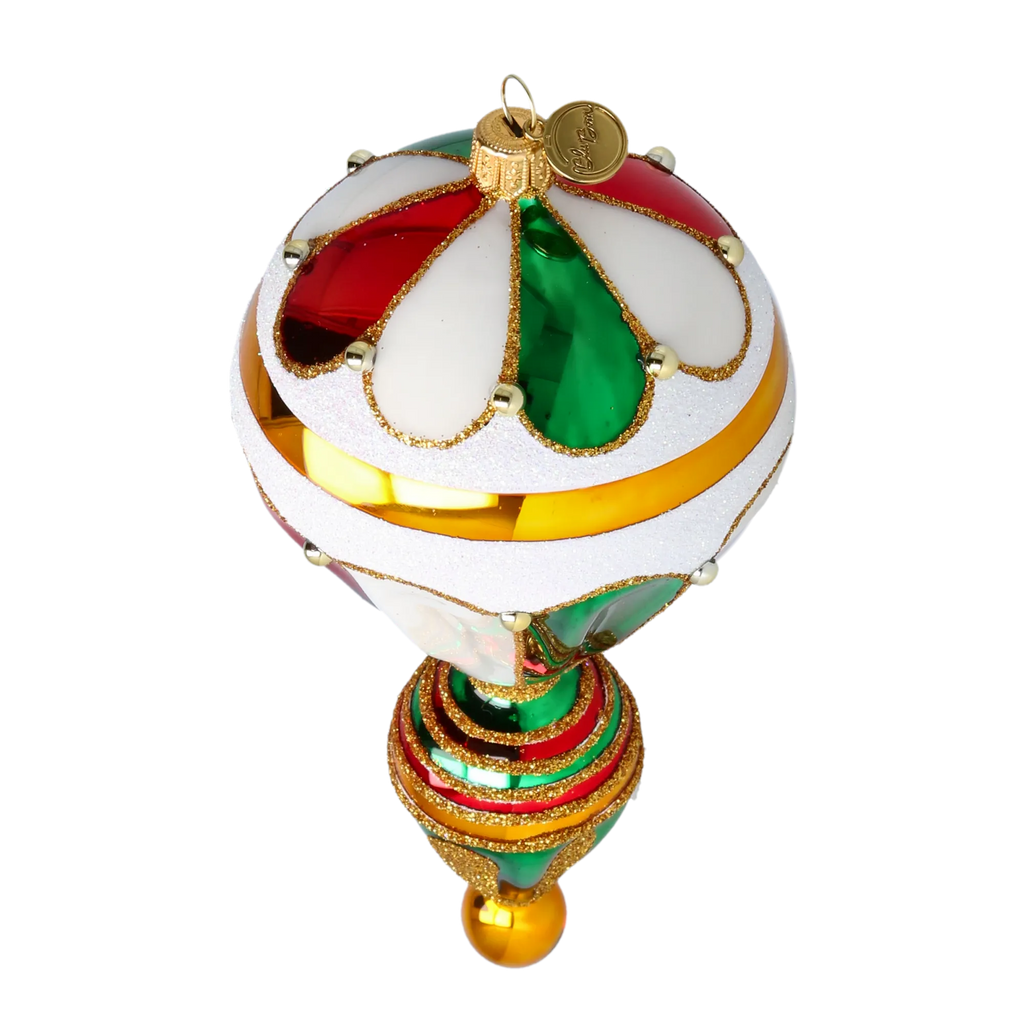 Gallant Voyager | Hand-Painted Glass Ornament | Blubom 2022-625