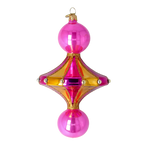 Cerise Zenith | Hand-Painted Glass Ornament | Blubom 2022-627