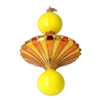 Citron Solstice | Hand-Painted Glass Ornament | Blubom 2022-630