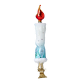 Load image into Gallery viewer, Winter Candle Magic Handmade Glass Christmas ornaments
