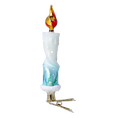 Load image into Gallery viewer, Winter Candle Magic Handmade Glass Christmas ornaments
