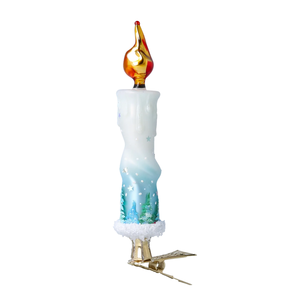 Alpine Vigil | Hand-Painted Glass Ornament | Blubom 2022-636