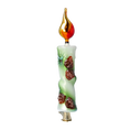 Load image into Gallery viewer, Pinecone Glow Candle Handmade Glass Christmas ornaments Candle
