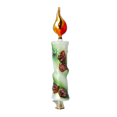 Clip-On Candle in Pinecone