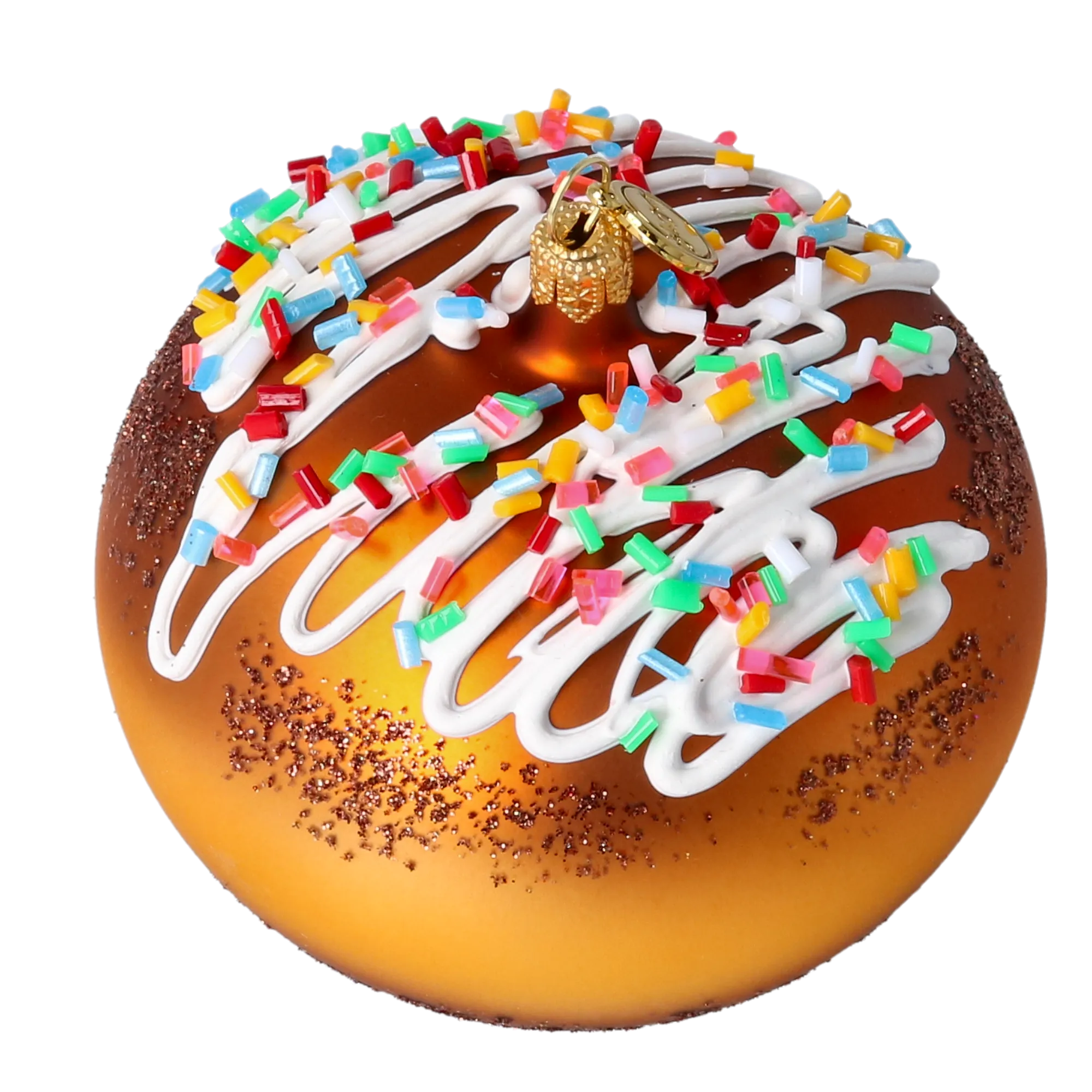Sprinkle-Iced Donut