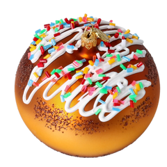 Sprinkle-Iced Donut