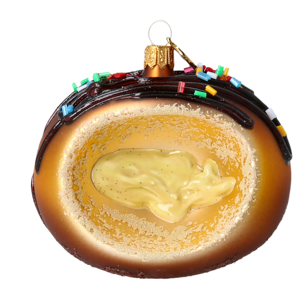 Amber Nectar Discovery | Hand-Painted Glass Ornament | Blubom 2022-650