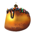 Amber Nectar Discovery | Hand-Painted Glass Ornament | Blubom 2022-650