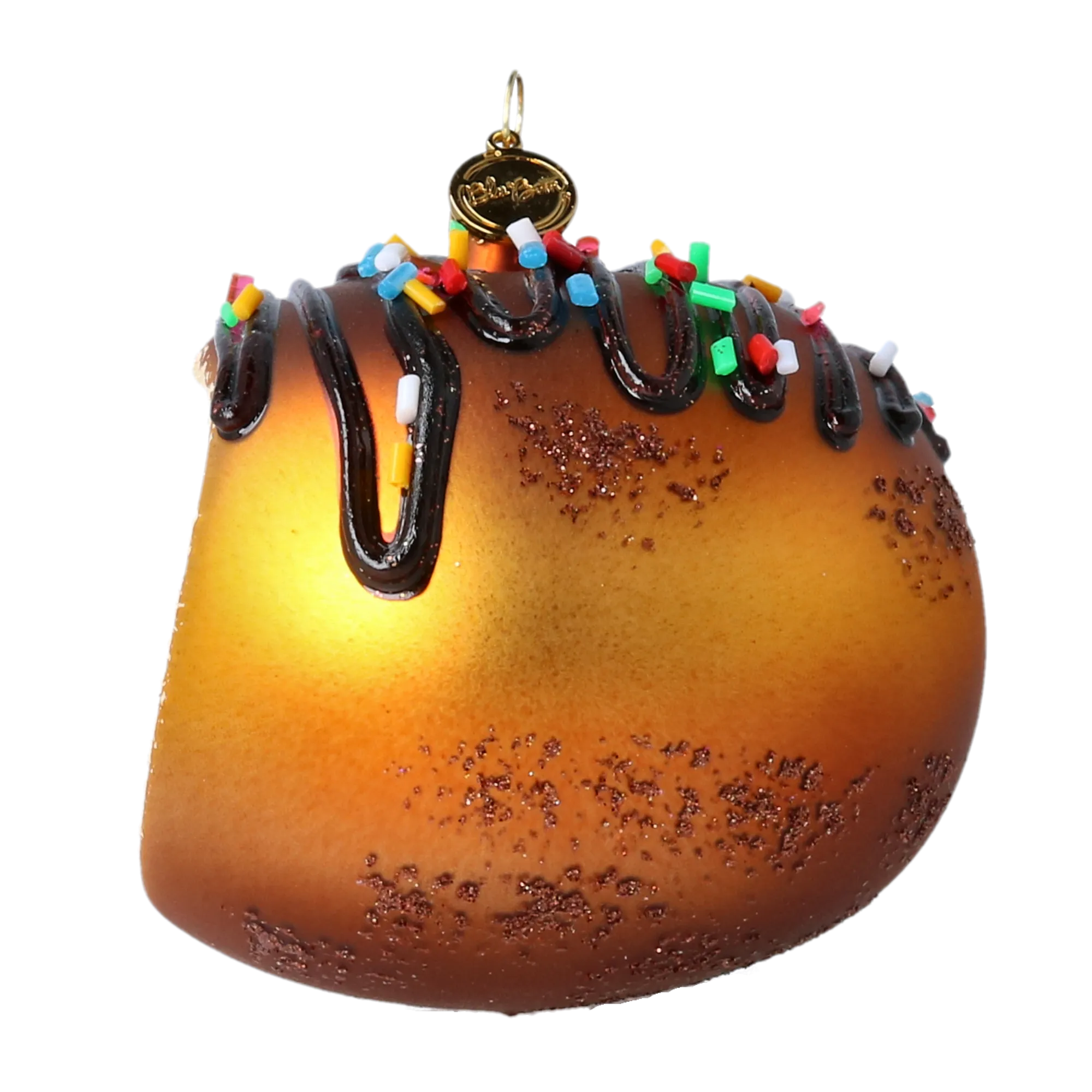 Amber Nectar Discovery | Hand-Painted Glass Ornament | Blubom 2022-650