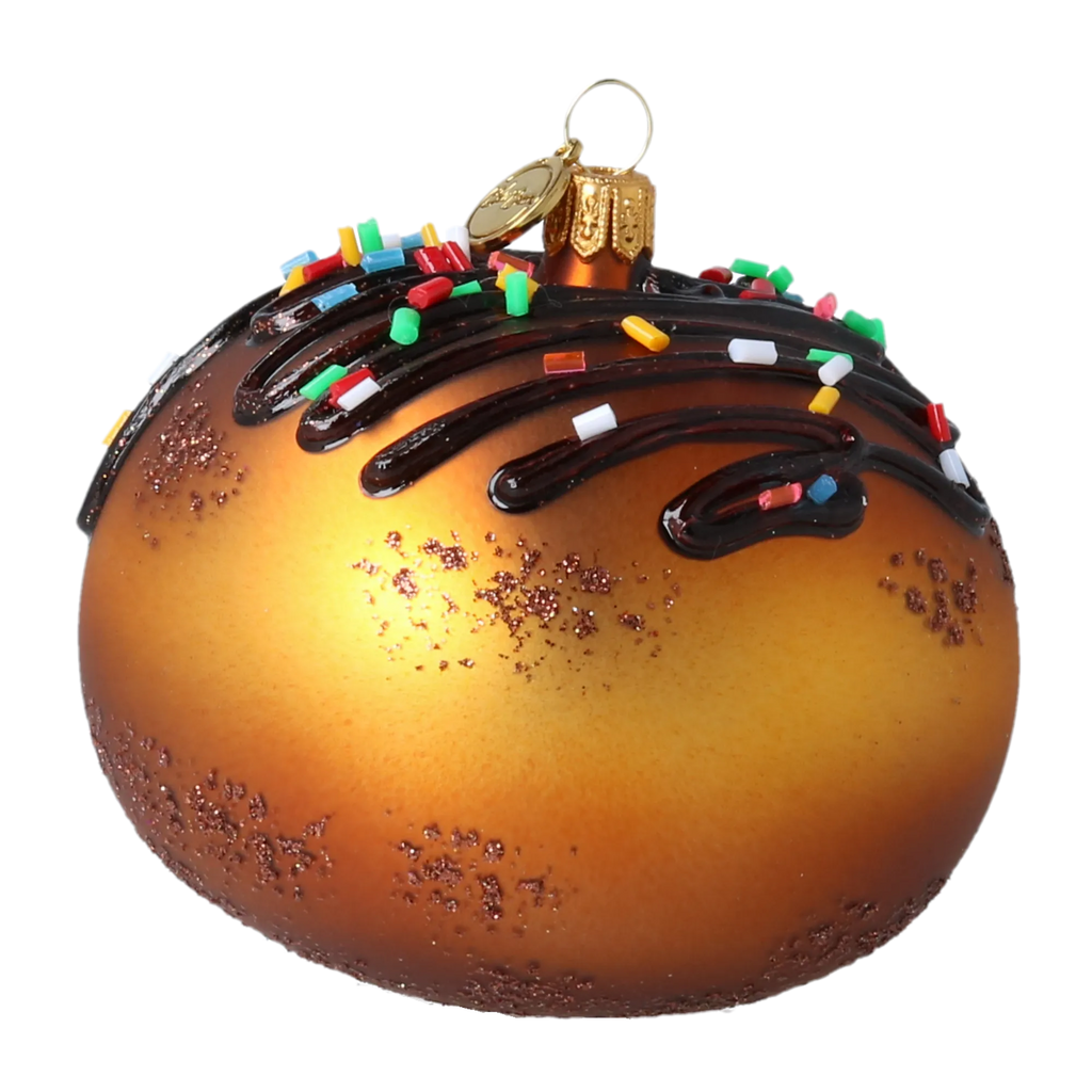 Amber Nectar Discovery | Hand-Painted Glass Ornament | Blubom 2022-650