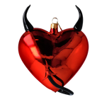 Forbidden Pulse | Hand-Painted Glass Ornament | Blubom 2022-655