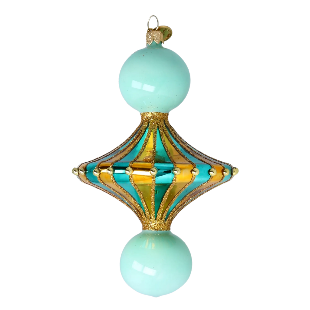 Beryl Fanfare | Hand-Painted Glass Ornament | Blubom 2022-657