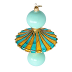 Beryl Fanfare | Hand-Painted Glass Ornament | Blubom 2022-657