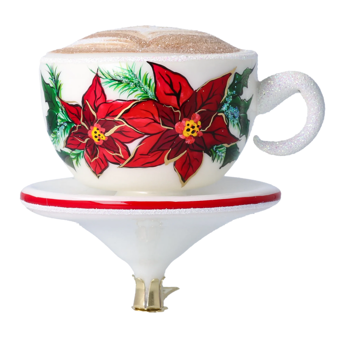 Velvet Petal Steep | Hand-Painted Glass Ornament | Blubom 2022-678