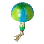 Electric Moss Sentry | Hand-Painted Glass Ornament | Blubom 2022-682