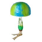 Electric Moss Sentry | Hand-Painted Glass Ornament | Blubom 2022-682