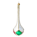 Alabaster Gilded Stillness | Hand-Painted Glass Ornament | Blubom 2022-687