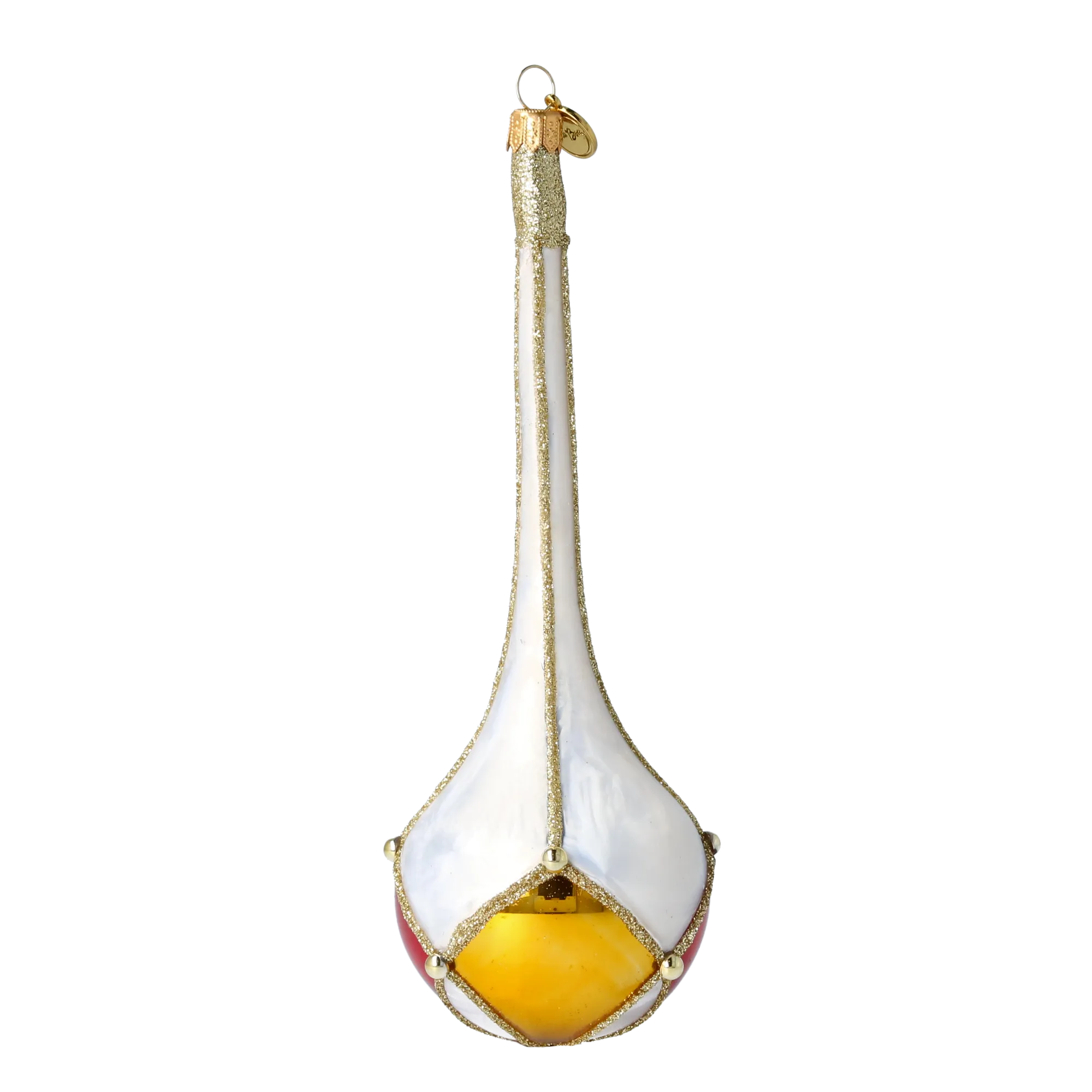 Alabaster Ember | Hand-Painted Glass Ornament | Blubom 2022-688