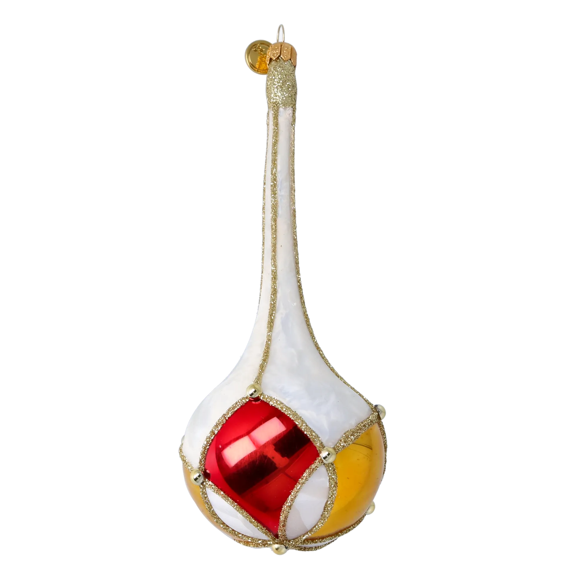 Alabaster Ember | Hand-Painted Glass Ornament | Blubom 2022-688