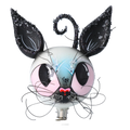 Moonstruck Prowler | Hand-Painted Glass Ornament | Blubom 2022-718