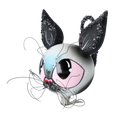 Load image into Gallery viewer, Magic Cat - Charming Glass Decoration. Handmade Glass Christmas ornament. 2022-718
