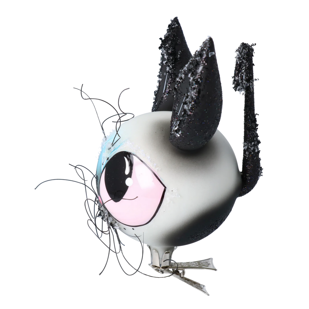 Moonstruck Prowler | Hand-Painted Glass Ornament | Blubom 2022-718