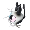 Load image into Gallery viewer, Magic Cat - Charming Glass Decoration. Handmade Glass Christmas ornament. 2022-718
