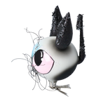 Moonstruck Prowler | Hand-Painted Glass Ornament | Blubom 2022-718