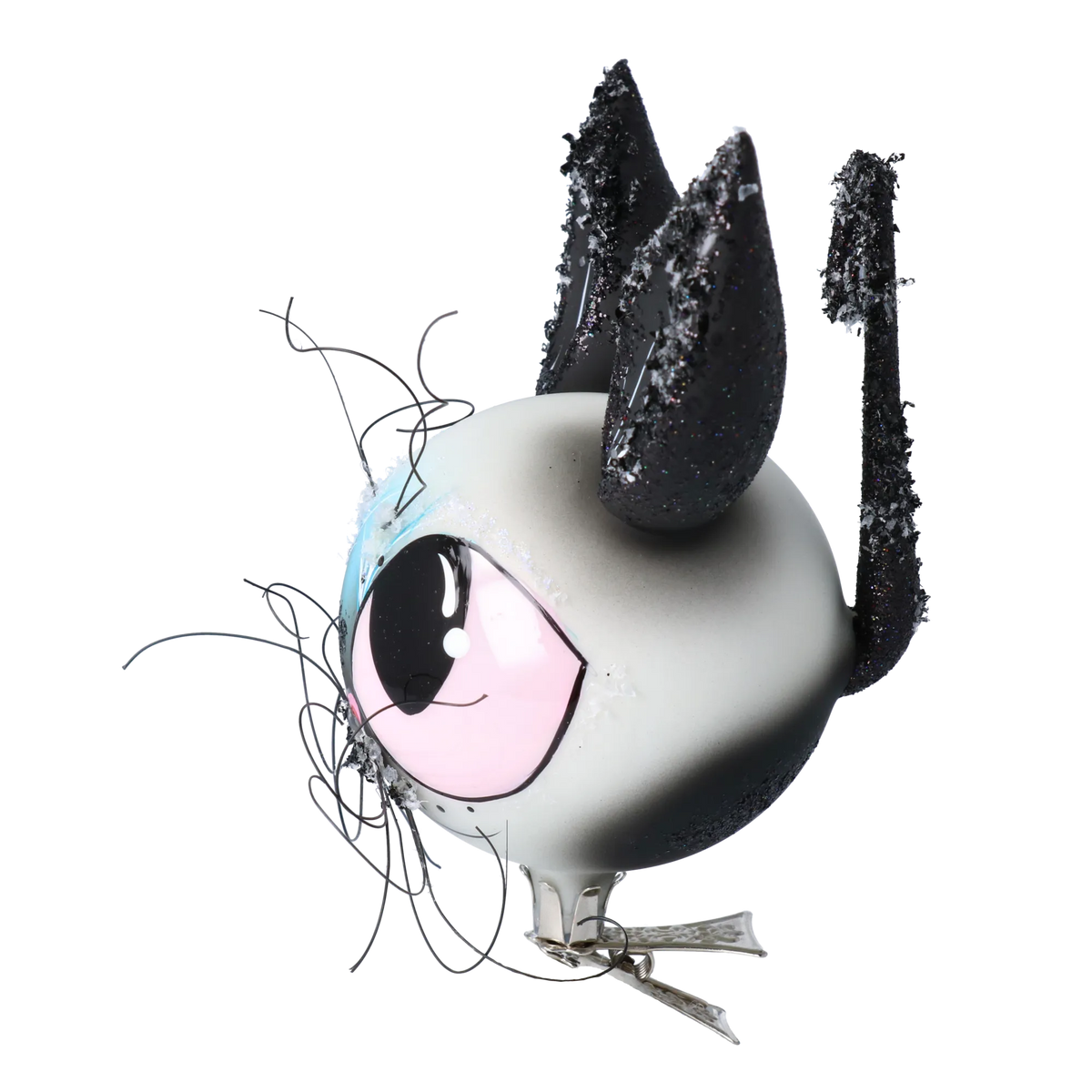 Moonstruck Prowler | Hand-Painted Glass Ornament | Blubom 2022-718