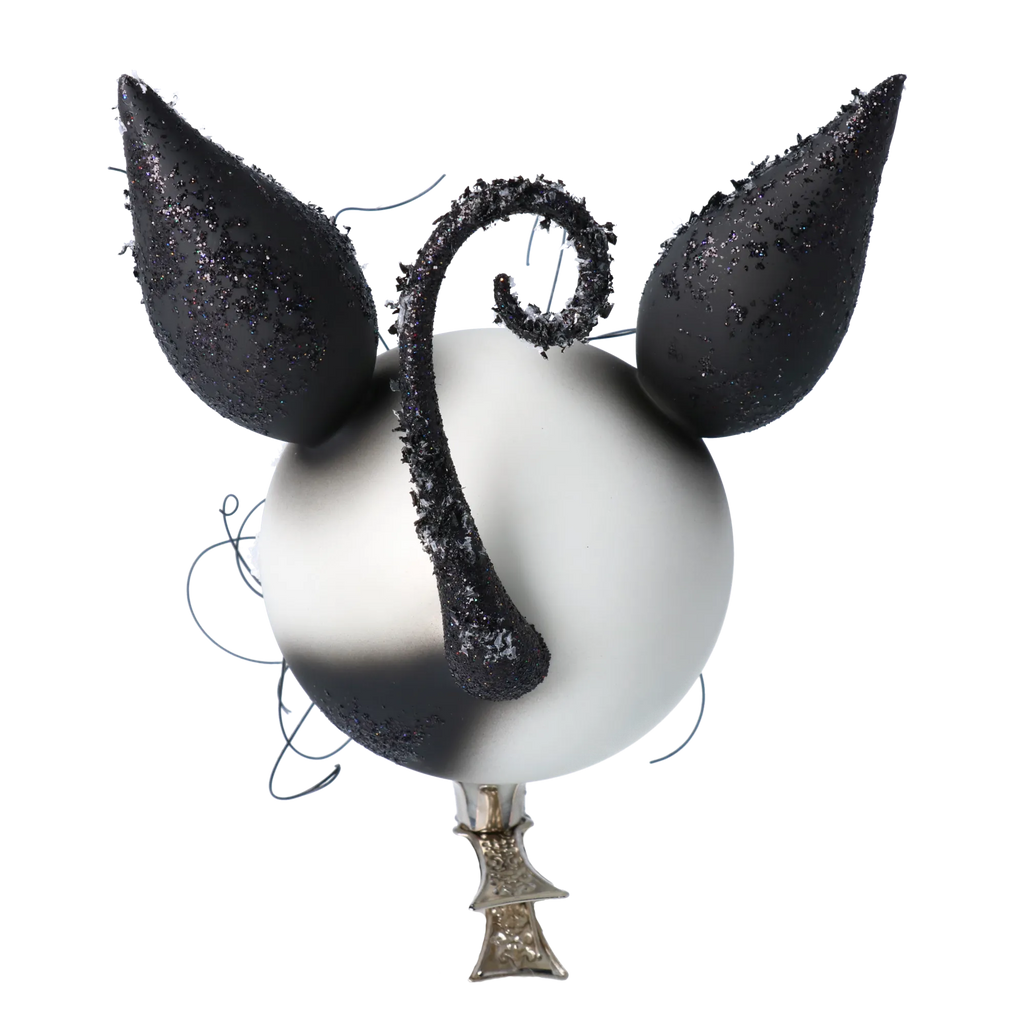 Moonstruck Prowler | Hand-Painted Glass Ornament | Blubom 2022-718