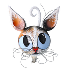 Inquisitive Frost Prowler | Hand-Painted Glass Ornament | Blubom 2022-719