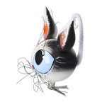 Inquisitive Frost Prowler | Hand-Painted Glass Ornament | Blubom 2022-719