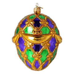 Mardi Gras Cathedral Classic Egg