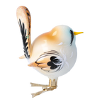 Vigilant Winter Sentry | Hand-Painted Glass Ornament | Blubom 2024-023