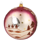 Velvet Silent Vigil | Hand-Painted Glass Ornament | Blubom 2024-042
