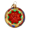 Gilded Cathedral Resonance | Hand-Painted Glass Ornament | Blubom 2024-050