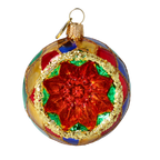 Gilded Cathedral Resonance | Hand-Painted Glass Ornament | Blubom 2024-050