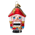 Steadfast Sentry | Hand-Painted Glass Ornament | Blubom 2024-064