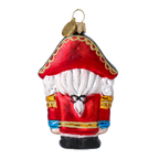 Steadfast Sentry | Hand-Painted Glass Ornament | Blubom 2024-064