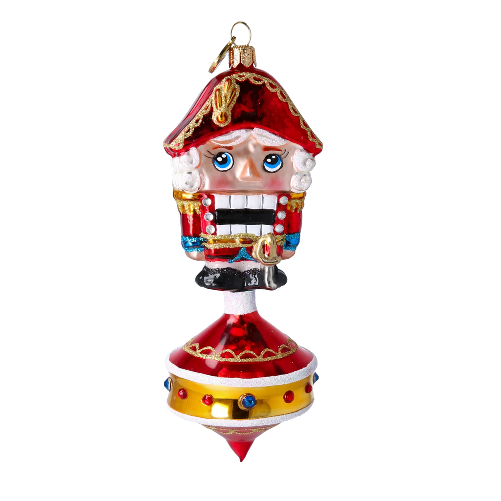 Gallant Sentinel | Hand-Painted Glass Ornament | Blubom 2024-066