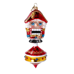 Gallant Sentinel | Hand-Painted Glass Ornament | Blubom 2024-066