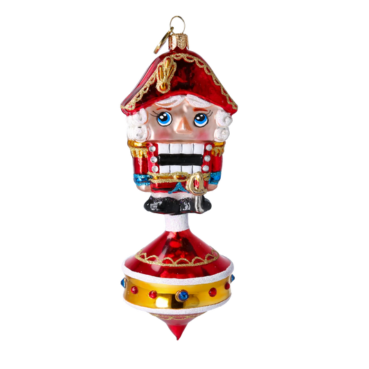 Royal Nutcracker Nutcracker Handmade Glass Christmas ornament 2024-066