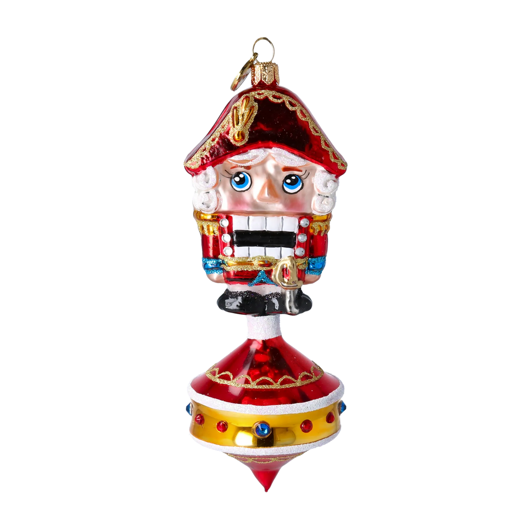 Gallant Sentinel | Hand-Painted Glass Ornament | Blubom 2024-066
