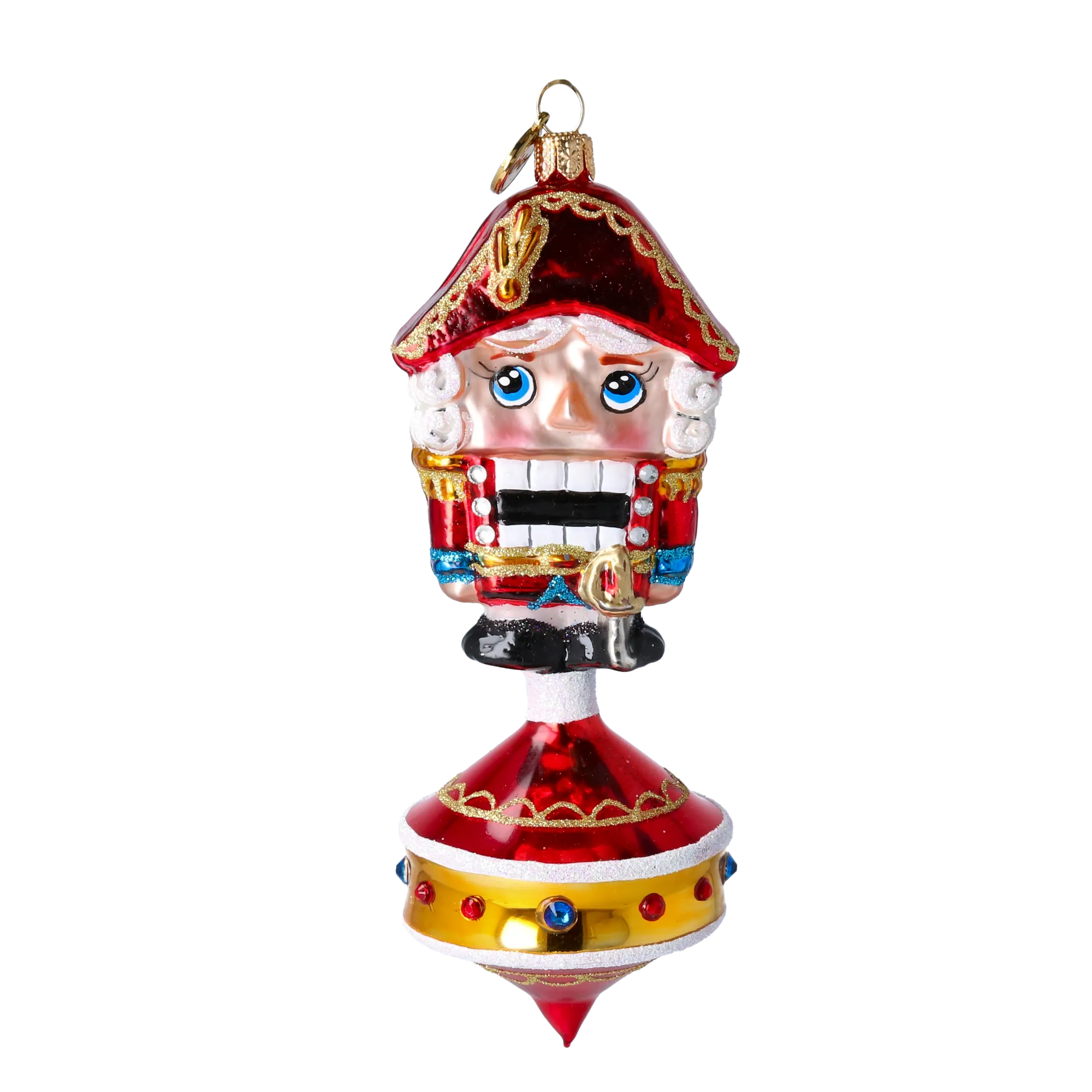 Royal Nutcracker Nutcracker Handmade Glass Christmas ornament 2024-066